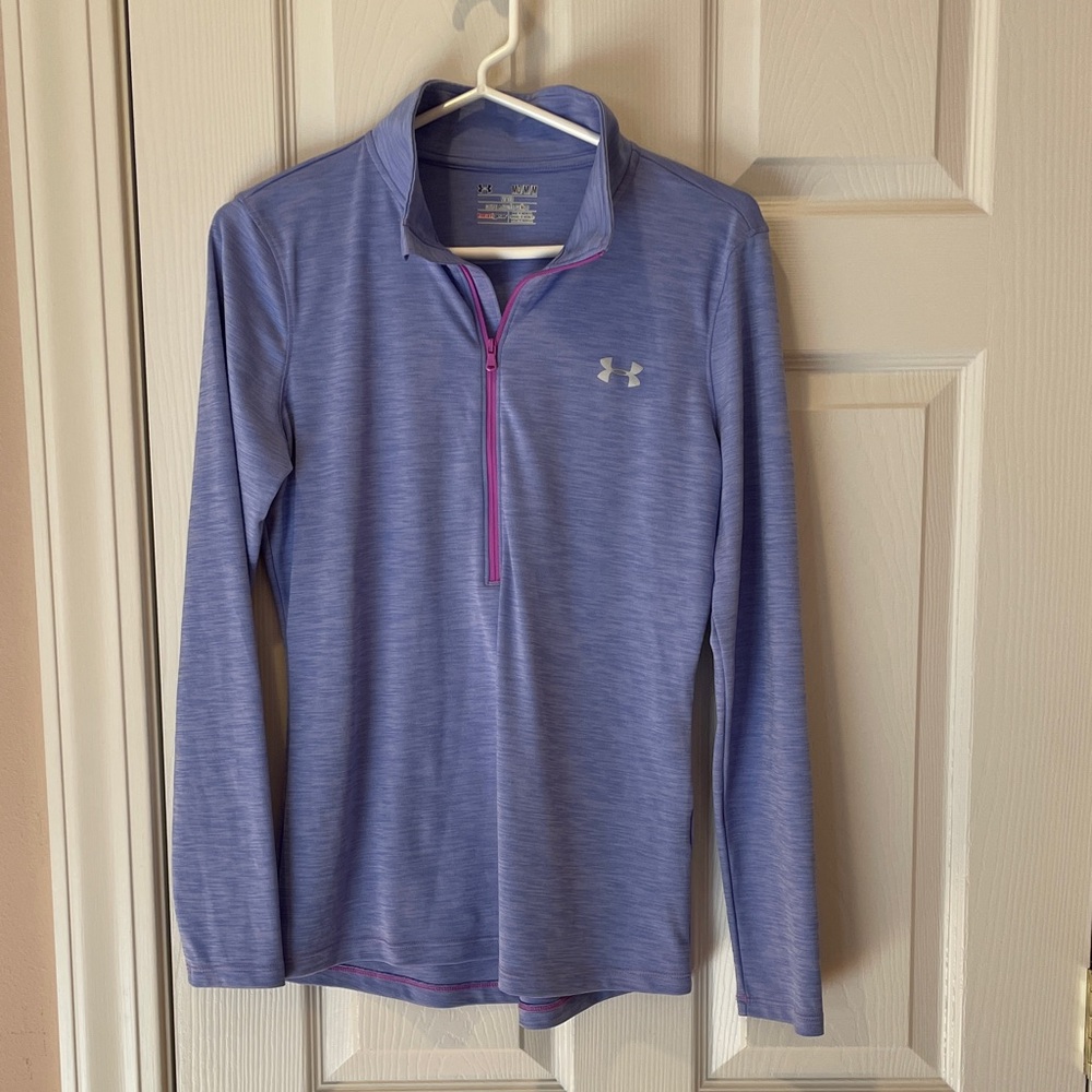 Under Armour Lavender Quarter-Zip Top Women’s size Medium in Great Condition!
